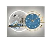 KANLVU Montaggio A Parete Quadro Copri Quadro Elettrico Decorativo con Orologio Copri Contatore Elettrico Interno Telaio in Lega di Alluminio Copricontatore da Interno Arredo(S,11-A)