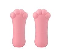 KANLVU Prova Di Perdite In Silicone Zampa Di Gatto Ice Roller Viso, Riutilizzabile Rullo Di Ghiaccio Facciale, Massaggio Facciale Per Lenisce L'Emicrania, E Calma La Pelle(Pink)