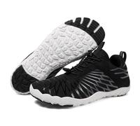 KANLVU Scarpe Leggere Barefoot da Donna, Arti Marziali da Uomo Antiscivolo Tai Chi Kung Fu per Allenamento, Yoga E Camminata(Nero,36 EU)