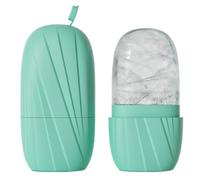 KANLVU Stampo In Silicone Ice Roller Viso, Riutilizzabile Rullo Di Ghiaccio Facciale Lenire Le Scottature Solari, E Calmare La Pelle Irritata, Rullo Con Cubetti Di Ghiaccio(Blue A)