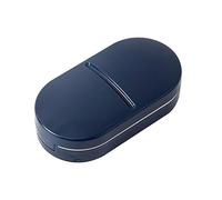 KANLVU Taglia Pastiglie con Dispenser, Divisore di Pillole per Pillole Piccole E Pillole Grandi Taglia Pillole di Precisione Portatile Tagliapillole(Blu)