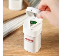 KANLVU Taglia Pastiglie Con Dispenser, Taglia Pillole Di Precisione Per Più Pillole Contemporaneamente Tagliapillole Con Tazza Per Bere Rimovibile Trita Pastiglie(Arancia)