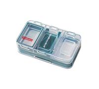 KANLVU Taglia Pastiglie E Spaccapillole Con Dispenser 3 In 1 Macinatore Di Pillole Portatile Taglia Pillole Di Precisione Per Pillole Piccole O Grandi Con Spazzola Per Polveri(Verde)