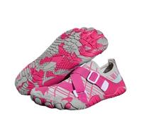 KANLVU Tai Chi Scarpe Donna Cinque Dita Scarpe Kung Fu per Uomo Comode Suola Morbida, Scarpe Arti Marziali per Yoga, Allenamento in Palestra(Pink,44 EU)