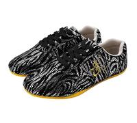 KANLVU Tai Chi Scarpe Leggere Kung Fu Arti Marziali con Suola Antiscivolo, per L'allenamento, Lo Sport, Le Competizioni Pelle Bovina da Taekwondo(41 EU,J)