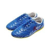 KANLVU Tai Chi Scarpe Leggere Kung Fu Arti Marziali con Suola Antiscivolo, per L'allenamento, Lo Sport, Le Competizioni Pelle Bovina da Taekwondo(34EU,K)