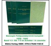 Kannapin-Die Deutsche-Feldpostübersicht-Komplett Bd 1-2-3-1939-1945-im-Schuber
