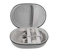 Kannlbaox Custodia per visore VR per Meta 3, custodia protettiva da trasporto con protezione rinforzata, materiale TPU EVA, custodia da viaggio leggera con assorbimento degli urti per