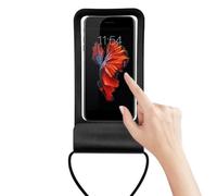 Kanoauo Custodia universale impermeabile per cellulare - robuste tasche impermeabili per viaggi e attività all'aperto, tracolla regolabile per carte d'identità, viaggi, piscina, kayak all'aperto