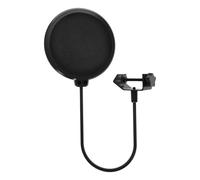 Kanoauo Filtro Anti Pop Per Il Microfono, Paravento per Microfono, Schermo Doppio Strati per Attrezzature Audio con Braccio Flessibile per Voci