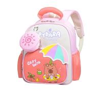 Kanoauo Kapybara Zaino Scuola Ad Alta Capacità | Zaino Scuola | Borsa A Tracolla Per Bottiglia Libro Cancelleria Asilo Viaggio Snack Picnic Compleanno, Colore: rosso, vedi descrizione, Vedi