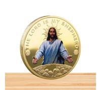 Kanoauo Moneta commemorativa di Gesù, Moneta di Gesù di Natale | Moneta da Collezione in Metallo per Artigianato con Monete Decorative,Artigianato Decorativo con Monete d'oro, Forniture uniche da