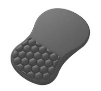 Kanoauo Tappetino per mouse con poggiapolsi | da ufficio in memory foam con supporto antiscivolo, tappetino da scrivania con design massaggiante, per scrivania, casa, ufficio, scuola, gioco