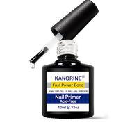 Kanorine - Smalto Top coat e base coat a gel per lampada UV e LED, 10 ml ciascuno
