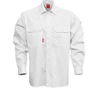 Kansas Camicia in cotone a maniche lunghe 7386 BKS Bianco XXL