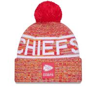 Kansas City New Era NFL 2025 Sideline Freddo Tempo Sport Maglia Cappello Ponpon