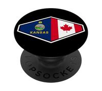 Kansas e Canada Uniti nelle Radici PopSockets PopGrip Adesivo