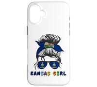 Kansas Girl USA Kansas Mom Da Donna Custodia per iPhone 16 Plus