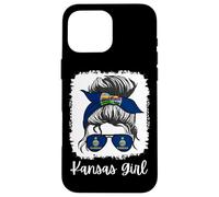 Kansas Girl USA Kansas Mom Da Donna Custodia per iPhone 16 Pro Max
