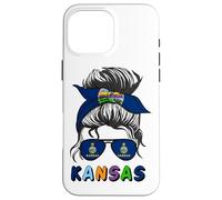 Kansas Girl USA Kansas Mom Da Donna Custodia per iPhone 16 Pro Max
