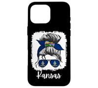Kansas Girl USA Kansas Mom Da Donna Custodia per iPhone 16 Pro Max