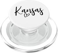 Kansas Heart - Maglia da donna Love Kansas PopSockets PopGrip per MagSafe