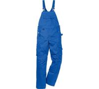 Kansas Icon On e Salopette in cotone 1112 KC, wit Tasche al ginocchio Royalblau C48