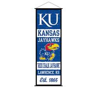 Kansas Jayhawks Banner and Scroll Sign