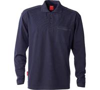 Kansas LonPolo a manica lunga 7393 PM Blu navy L