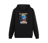 Kansas Music Band Point of Know Return Leftoverture Logo Hoody Unisex Long Sleeve Hooded with Pocket Black XXXL