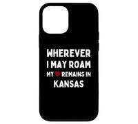 Kansas Ovunque io possa vagare Il mio cuore rimane in Kansas Custodia per iPhone 12 mini