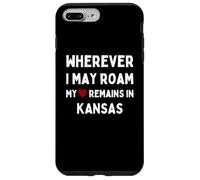 Kansas Ovunque io possa vagare Il mio cuore rimane in Kansas Custodia per iPhone 7 Plus/8 Plus