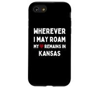 Kansas Ovunque io possa vagare Il mio cuore rimane in Kansas Custodia per iPhone SE (2020) / 7 / 8