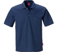 Kansas Polo Polo a manica corta 7392 PM Blu navy XL
