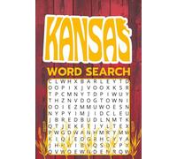 Kansas Word Search Puzzle Book: Word Searches with Easy to Read Print about Kansas, Sunflower State, Midwest and More | 6x9 inches, 110 pages | 50+ ... Gift for Vacations, Holidays and Leisure Time