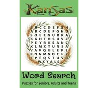 Kansas Word Search: Word search with easy to read print about Kansas...6X9 inches 110 pages with 55 puzzles...Great gift for holidays, Vacations or just something to do in your free time.