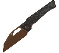 Kansept Egress Rose Gold Coated CPM S35VN Shred Carbon Fiber K1033A3