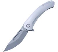 Kansept knives Hira Grigio Bead Blasted CPM S35VN Bead Blasted Titanio K1090A4