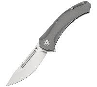 Kansept knives Hira Satin CPM S35VN Titanio Anodizzato Grigio e Stonewashed K1090