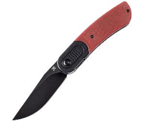 Kansept Reverie Black Stonewashed 154CM G10 Nero e Rosso T2025B6