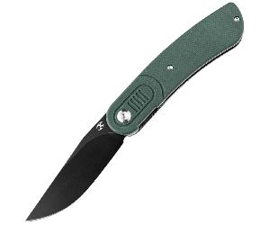 Kansept Reverie Black TiCn Coated 154CM Green G10 T2025A2