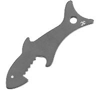 Kansept SHARK bottle opener Shiny grey