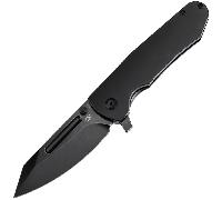 KANSEPT Superhawk Blackwash CPM S35VN 0.157" / 4.0mm Titanio Anodizzato Nero