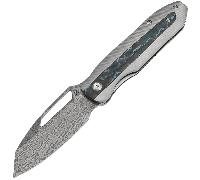 Kansept Thunderhead Damascus, Ti Stonewashed con Artic Storm CF K1106A5