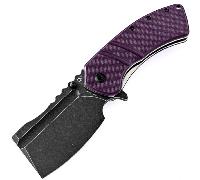 Kansept XL Korvid Black TiCn Coated 154CM Purple G10 T1030A4