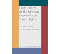 Kanstantsin Dzehtsiarou F Great Debates on the European Convention (Tascabile)