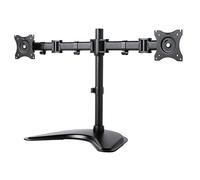 Kantek MA210 - Braccio regolabile per monitor singolo, colore: Nero nero Nero Dual Monitor Arm