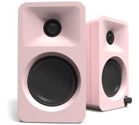 Kanto ORA 100W Powered Bi-amp Reference Desktop Computer Speakers w/Bluetooth 5.0 & USB-C | 100 Hz Crossover | Reference Quality Sound | Pair | White