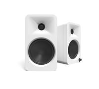 Kanto ORA4 140W Powered Reference Speakers with Bluetooth 5.0 and USB-C Input | 4” Woofers | Bi-Amplified | Reference Quality Sound | Pair | White