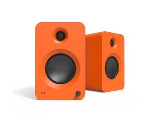 Kanto REN 200W Powered Speaker System with HDMI ARC Input for TV & Home Theater | USB-C and Bluetooth 5.3 | High/Low Pass Filter | Pair | Matte Orange